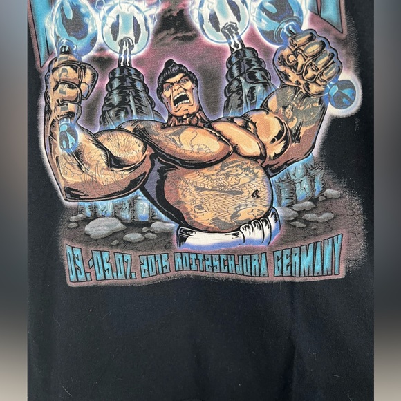With Full Force Festival Shirt Mens Medium Germany Metal Punk Rock Band Tee 2015 - Picture 4 of 7